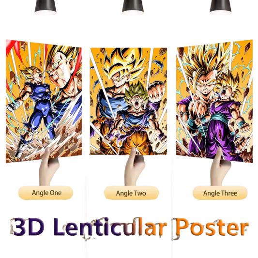 Dragon ball Z-Cuadro Lenticular 3D