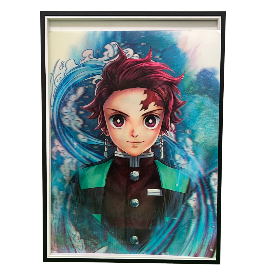 Kimetsu no Yaiba-Cuadro Lenticular 3D