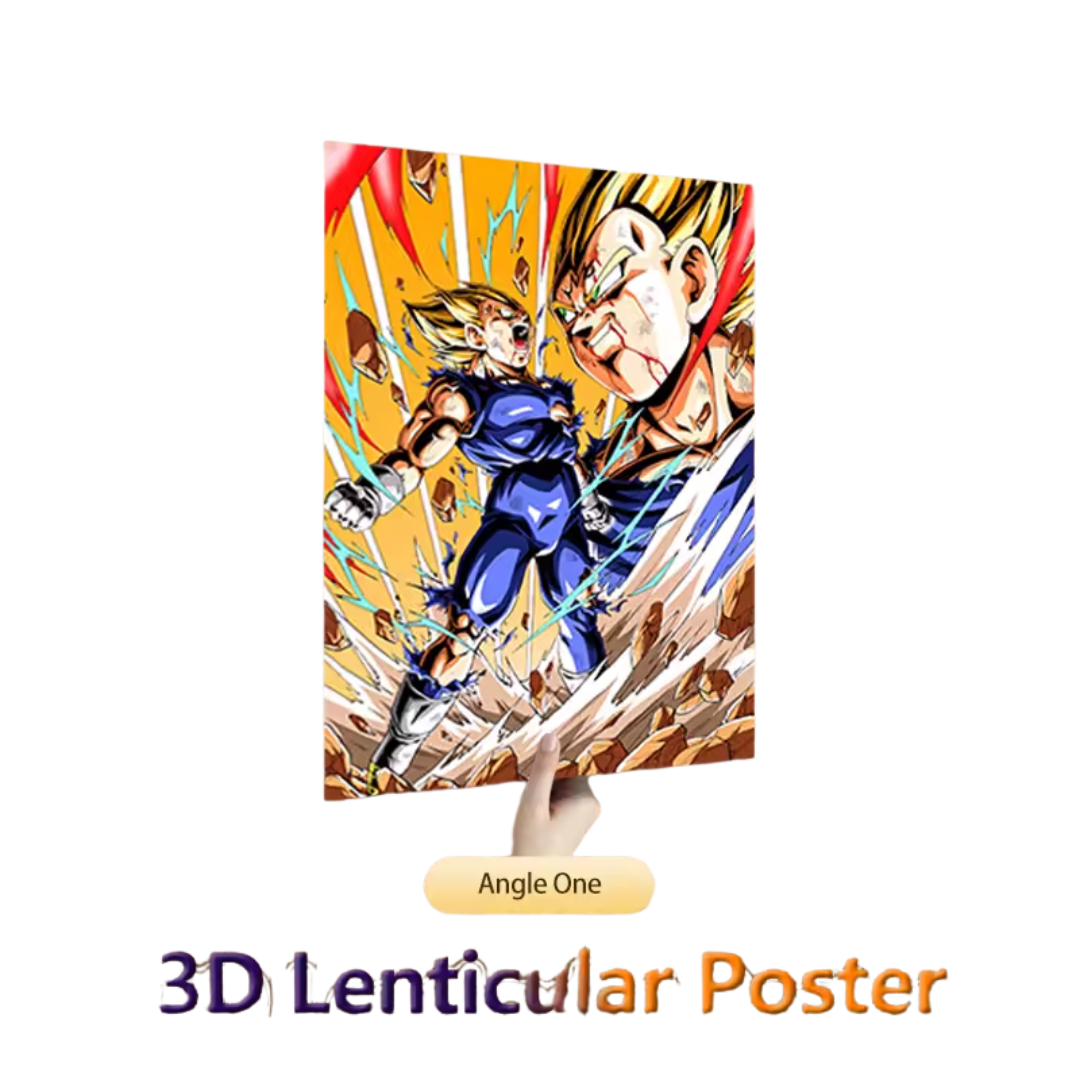Dragon ball Z-Cuadro Lenticular 3D