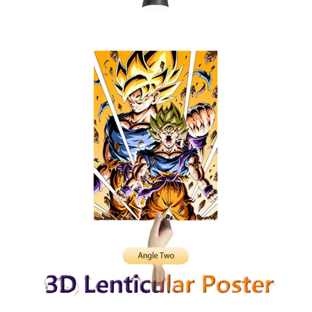 Dragon ball Z-Cuadro Lenticular 3D