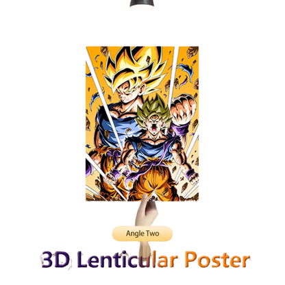 Dragon ball Z-Cuadro Lenticular 3D