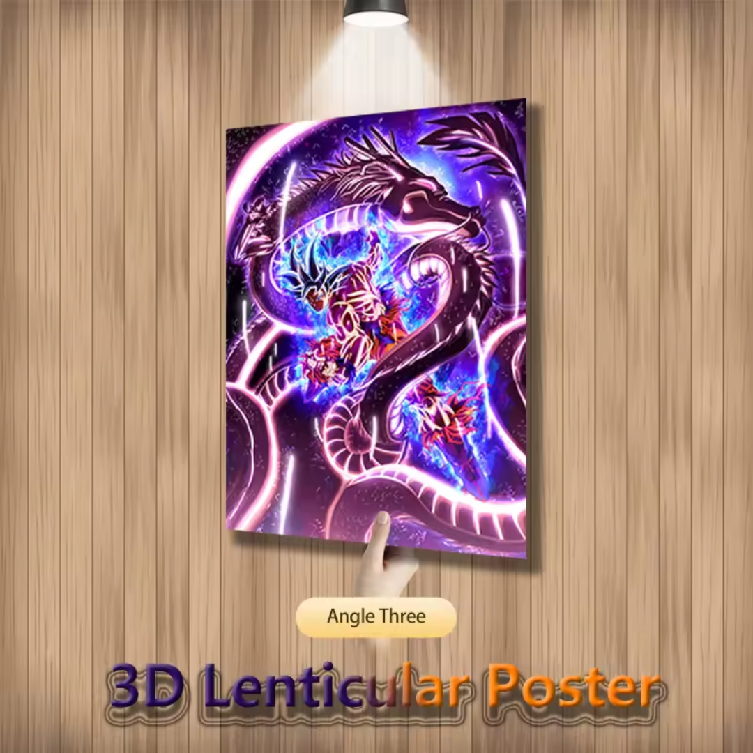 Dragon Ball Super-Cuadro Lenticular 3D