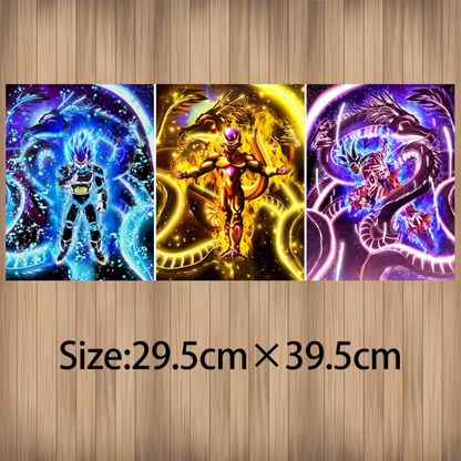 Dragon Ball Super-Cuadro Lenticular 3D
