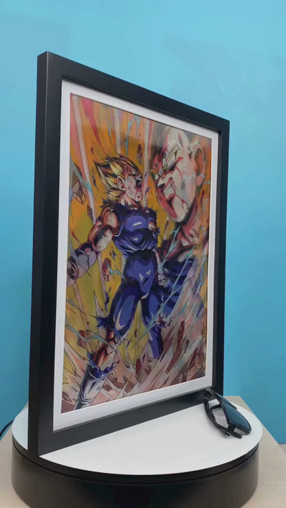 Dragon ball Z-Cuadro Lenticular 3D